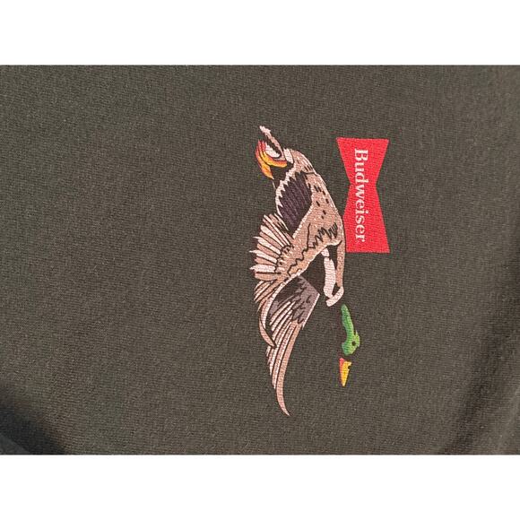 Budweiser x RSVLTS Long Sleeve Shirt 3XL – Duck Hunting Graphic Tee Green - Picture 2 of 7